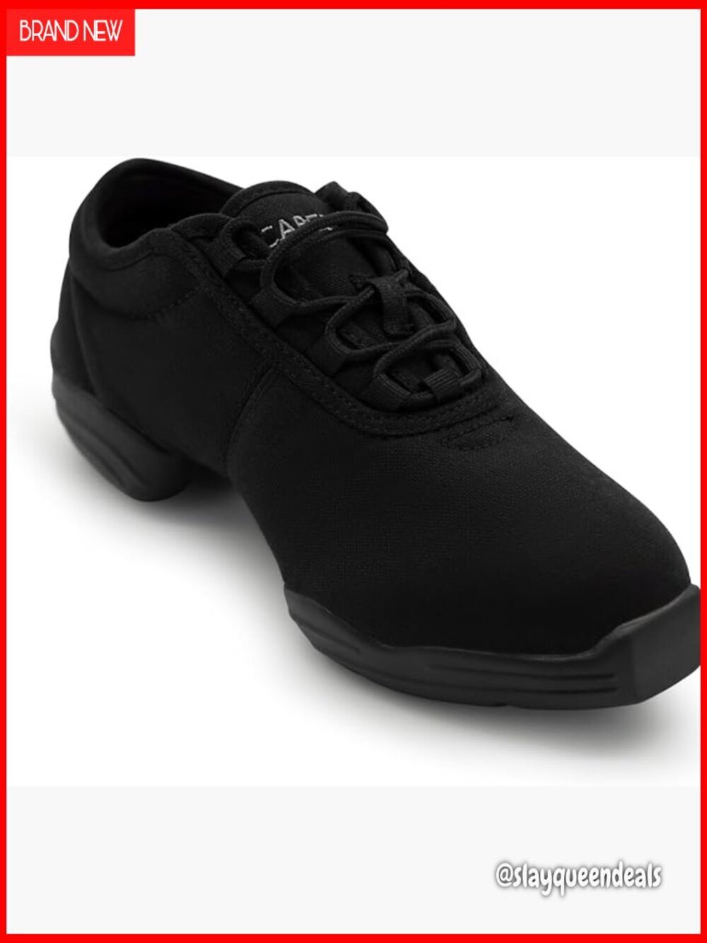 Canvas Dance Sneakers with Padded Tongue and Removable Footbed